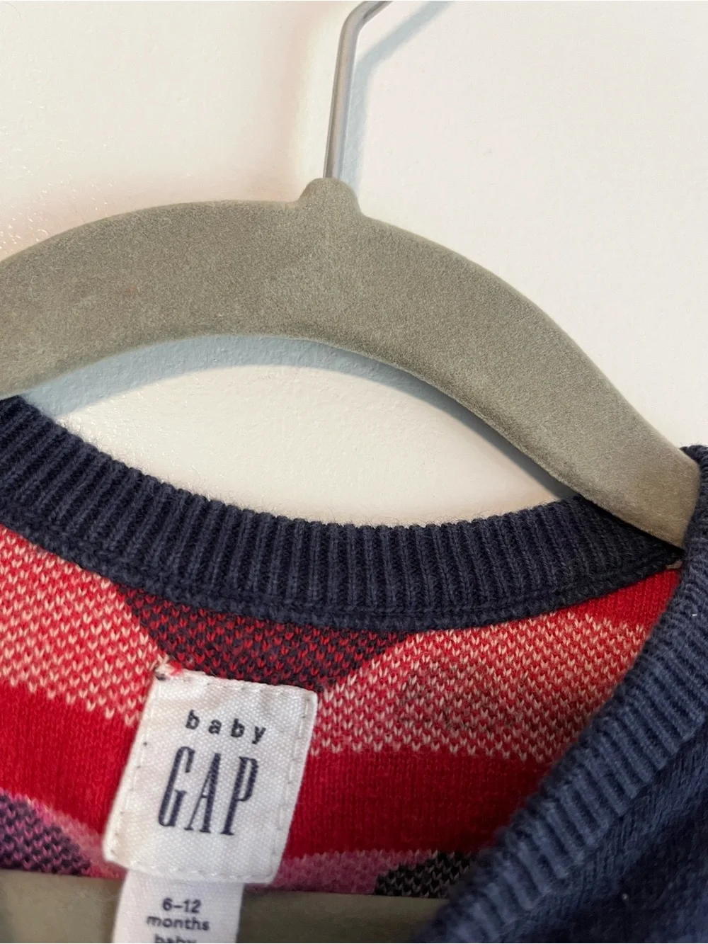 GAP Navy One-Piece with Red, Pink, Cream & Blue Hearts